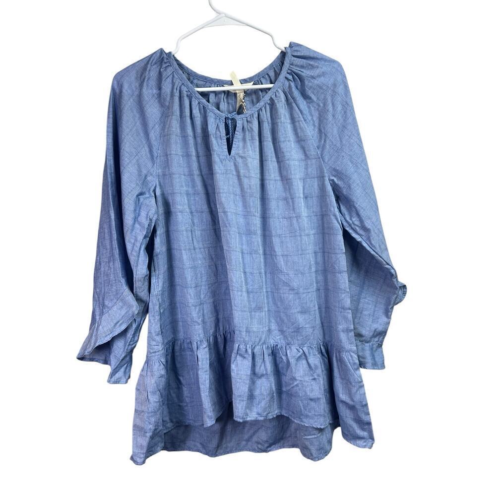 Matilda Jane Women's Small Dream Chasers Pretty Thing Blouse Blue